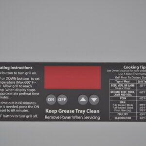 Electri-Chef 2.1875 X 7 Overlay Label (L-5011)