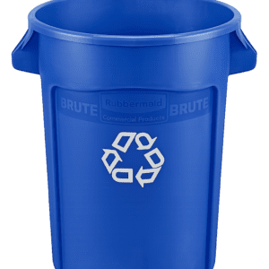32'' BLUE RECYCLING CANS