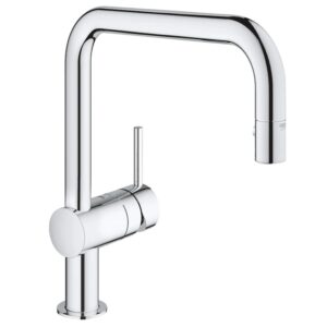 GROHE 32319000 Minta Single Handle Pull-Out Spray Kitchen Faucet