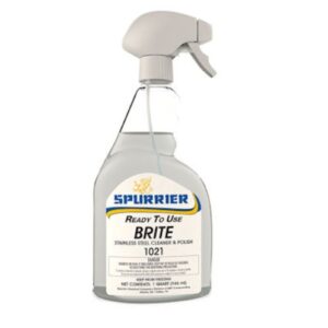 SPURRIER BRITE STAINLESS STEEL CLEANER AND POLISH 6-32oz/CS