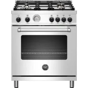 BERTAZZONI MAST304GASXV Master Series 30 Inch Gas Freestanding Range