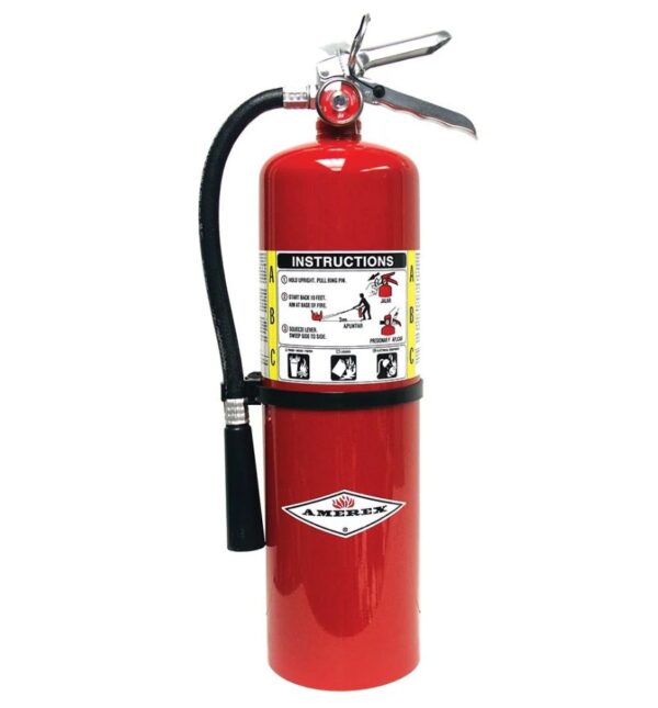 AMEREX 4-A, 80-B C 10 lbs. ABC Dry Chemical Fire Extinguisher