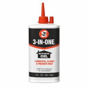 3-IN-ONE Machine Oil Multipurpose Oil, 3 oz, Drip Bottle, 100, Amber