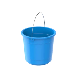 15L blue plastic recycling bucket