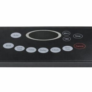 WHIRLPOOL WP74009217 Clock/overlay (blk)