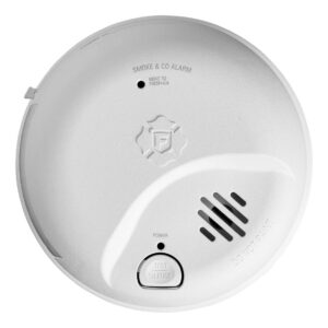 FIRST ALERT SMICO100-AC Interconnect Hardwire Combination Smoke & Carbon Monoxide Alarm with Battery Backup