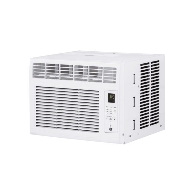 GE AHQ06LZ Window Air Conditioner 3 Cooling Speed, 115 Volts, 12.3 EER Remote Control, White