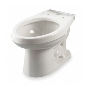 GERBER GFVP-21-562 Viper Watersense HE Elongated Siphon Jet Toilet Bowl, 1.6 Gpf/1.28 Gpf, White
