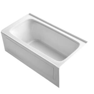 KOHLER Bancroft 60 in. x 32 in. Soaking Bathtub with Right-Hand Drain in White