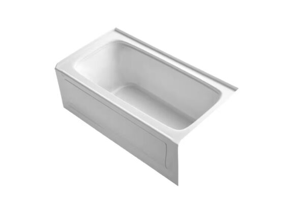 KOHLER Bancroft 60 in. x 32 in. Soaking Bathtub with Right-Hand Drain in White