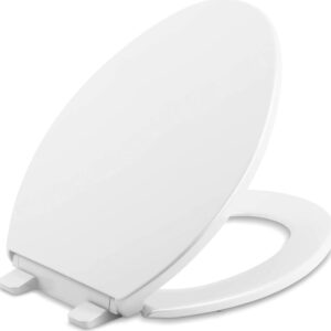Kohler K-20110-0 Brevia Toilet Seat, Elongated, Soft-Close, White