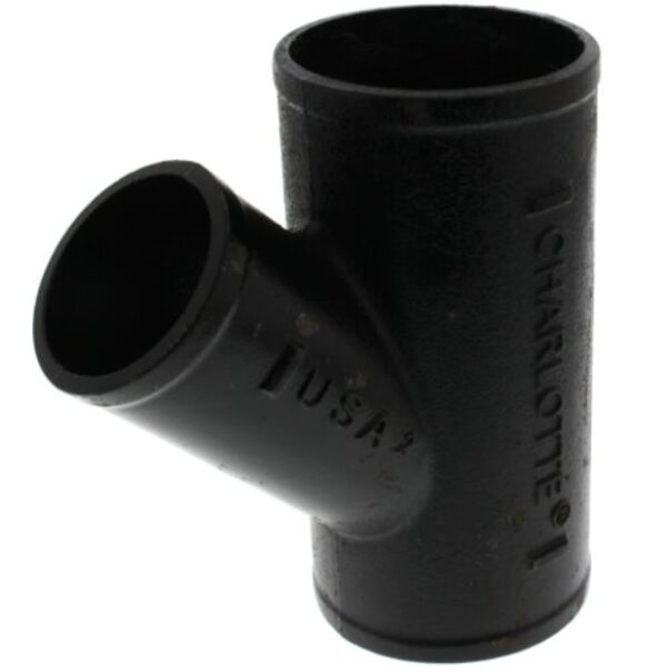 CHARLOTTE NHY-3X2 No-Hub Cast Iron Wye