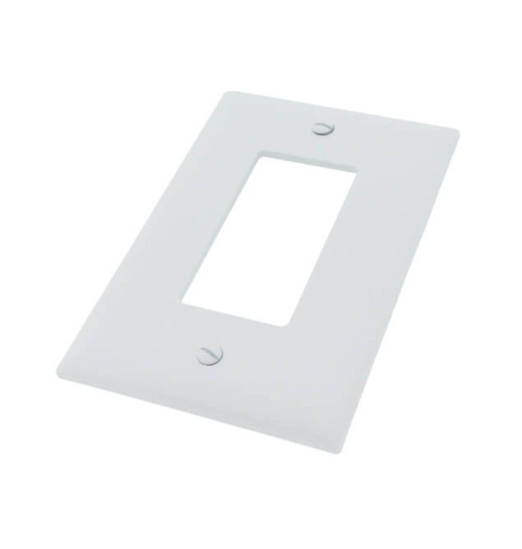PASS & SEYMOUR TPJ26W Jumbo Wall Plate, 1 Gang, White