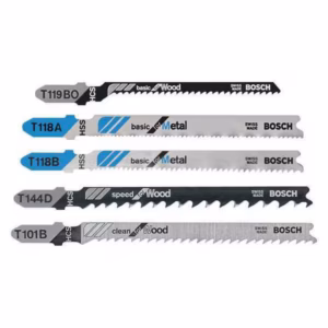 BOSCH Jigsaw Blade Set, T-Shank T500 PK/5