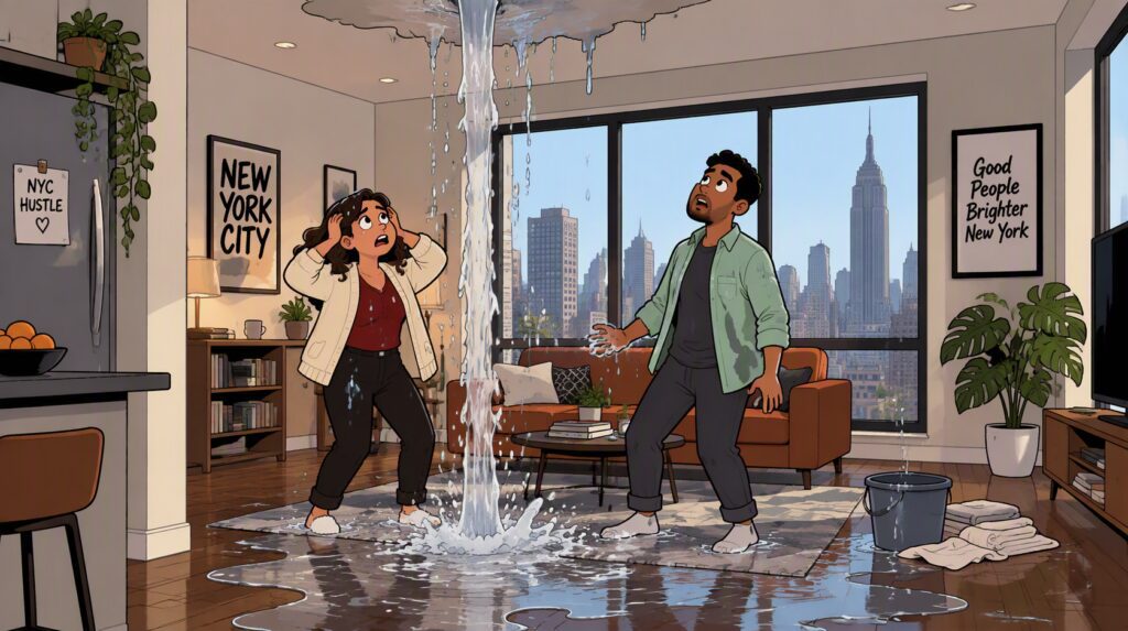 Water Damaged NYC Apartment