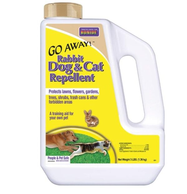 BONIDE Go Away 871 Rabbit, Dog and Cat Repellent, 900 sq-ft Coverage
