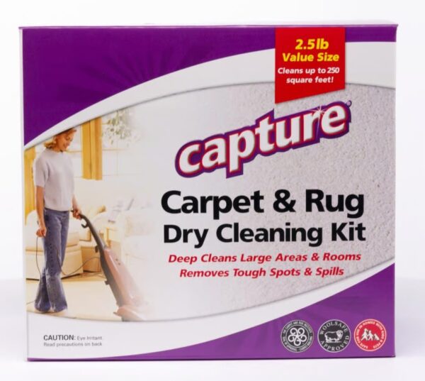 CAPTURE Premium Lemon Scent Carpet Cleaner 2.5 lb Powder