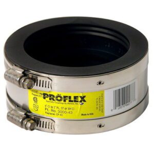 FERNCO FE3000-43 Shielded ProFlex Coupling - 4" x 3"