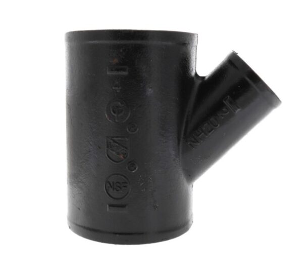 CHARLOTTE Pipe NHY-4X2 No-Hub Cast Iron Wye Fitting