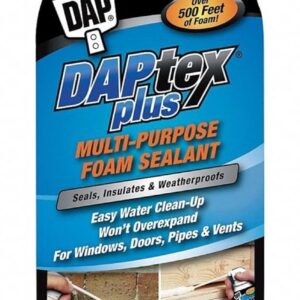 DAPTEX 18836 Multi-Purpose Foam Sealant 6 Pack of 12 oz