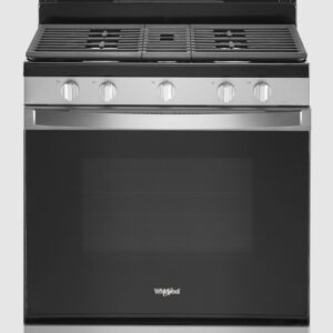 WHIRLPOOL WFG525S0JZ 5.0 cu. ft. Gas 5-in-1 Air Fry Oven with Center Oval Burner