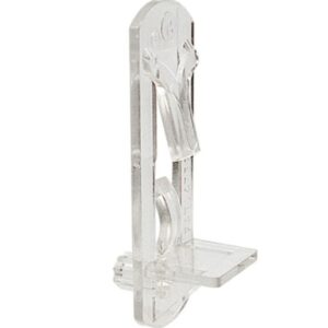 PRIME-LINE Pegs R 7316 Locking Shelf CLR 1/4 IN (6-pack)