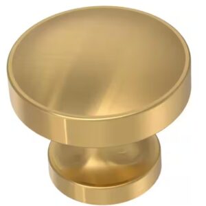 LIBERTY P33745C-117-C Phoebe 1-1/3 in. (34 mm) Modern Gold Round Cabinet Knob