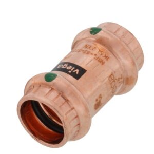 VIEGA R78047 ProPress Copper Press Coupling, 1/2" x 1/2"