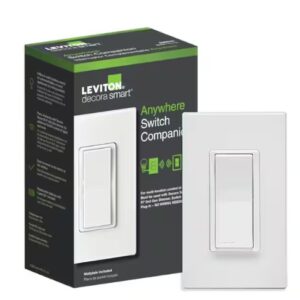 LEVITON R02-DAWSC-1RW Decora Smart Anywhere Switch Companion, White