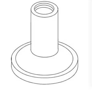 KOHLER KB1009888-CP Handle Base, Polished Chrome