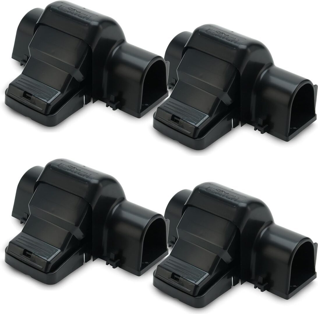 Secure Trap UCATCH Dual‑Entry Rat Trap System – 4‑Pack Heavy‑Duty Rodent Control ...