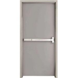 JBE Right Sided hollow metal welded frame & 90-min fire rated kalamein door.