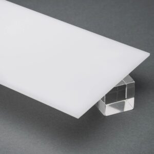 White Translucent Acrylic Sheet 2447 26" W x 49-1/4" L x 1/4" Thickness
