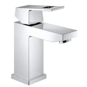 GROHE 2313300A Eurocube 1.2 GPM Single Handle Single Hole Bathroom Faucet with SilkMove Handle