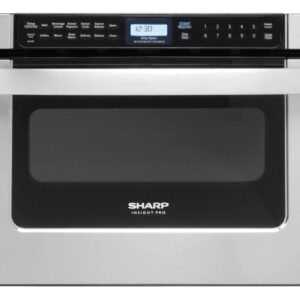 SHARP KB6524PSY 24 in. 1.2 cu. ft. 950W Sharp Easy Open Stainless Steel Microwave Drawer