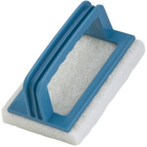 UNBRANDED 616293 Fine Grade Bath and Tile Scrubber White