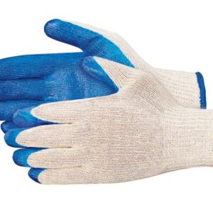 ULINE S-17931X Latex Coated String Knit Gloves - EXTRA-LARGE (12 PACK)