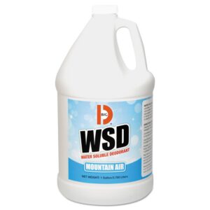 Big D 1358 Water Soluble Deodorant, Mountain Air Fragrance, 1 Gallon (Pack of 4)
