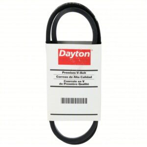 DAYTON Wedge V-Belt 4L650, 65 in Outside Lg, 1/2 in Top Wd, 5/16 in Thick, Polyester