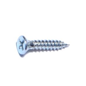 Phillps 21091 Flat Wood Screws Zinc Plated 4 x 5/8 - 24pcs