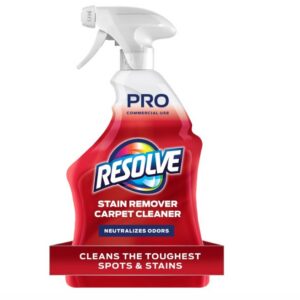 Resolve carpet cleaner spray bottle