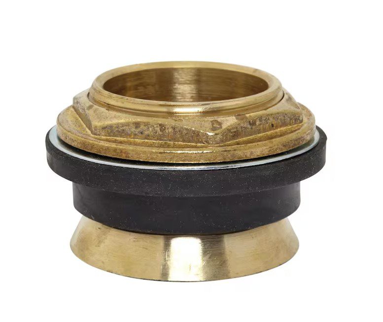 AMERICAN STANDARD 047007-0070A 1.5 in. Brass Inlet Spud for Toilet and Urinal