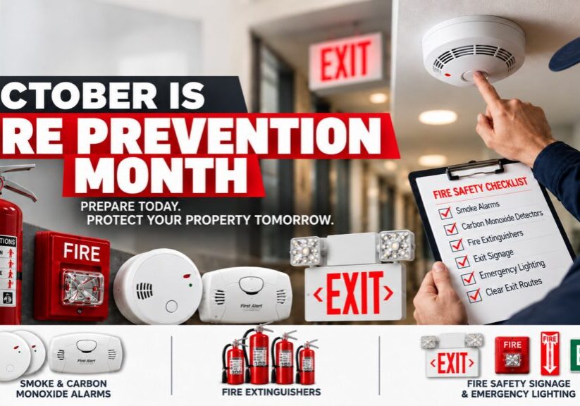 Fire Prevention Month Safety Poster